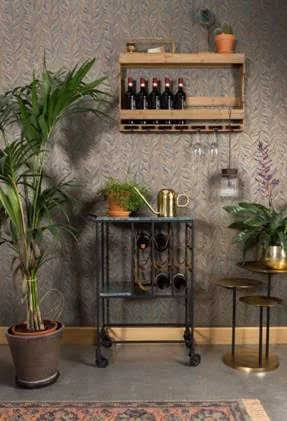 Marble top drinks trolley 1
