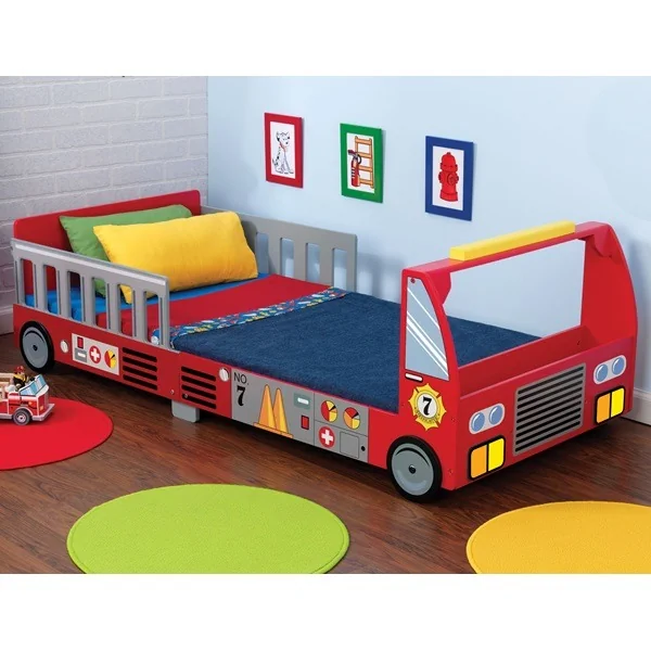 Fire truck toddlers bed