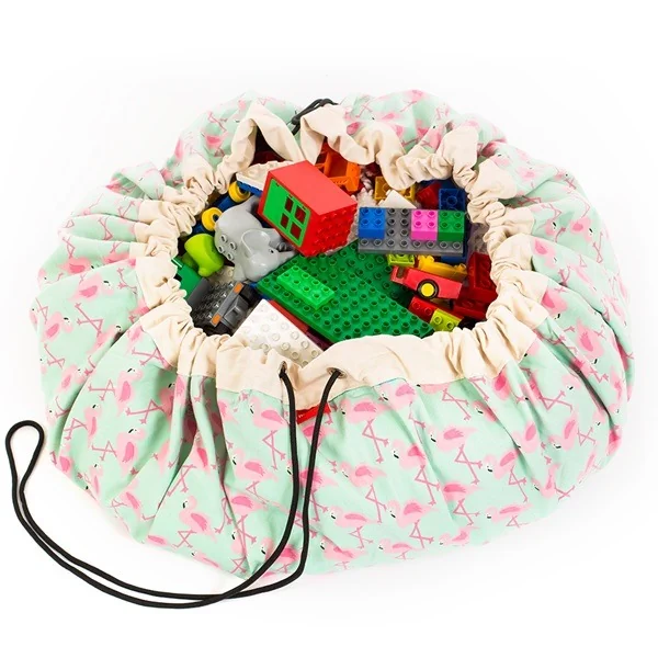 Flamingo play sack open