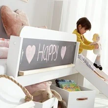 Girl on slide of lifetime play learn sleep bed