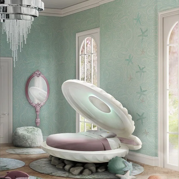 Girls mermaid bed