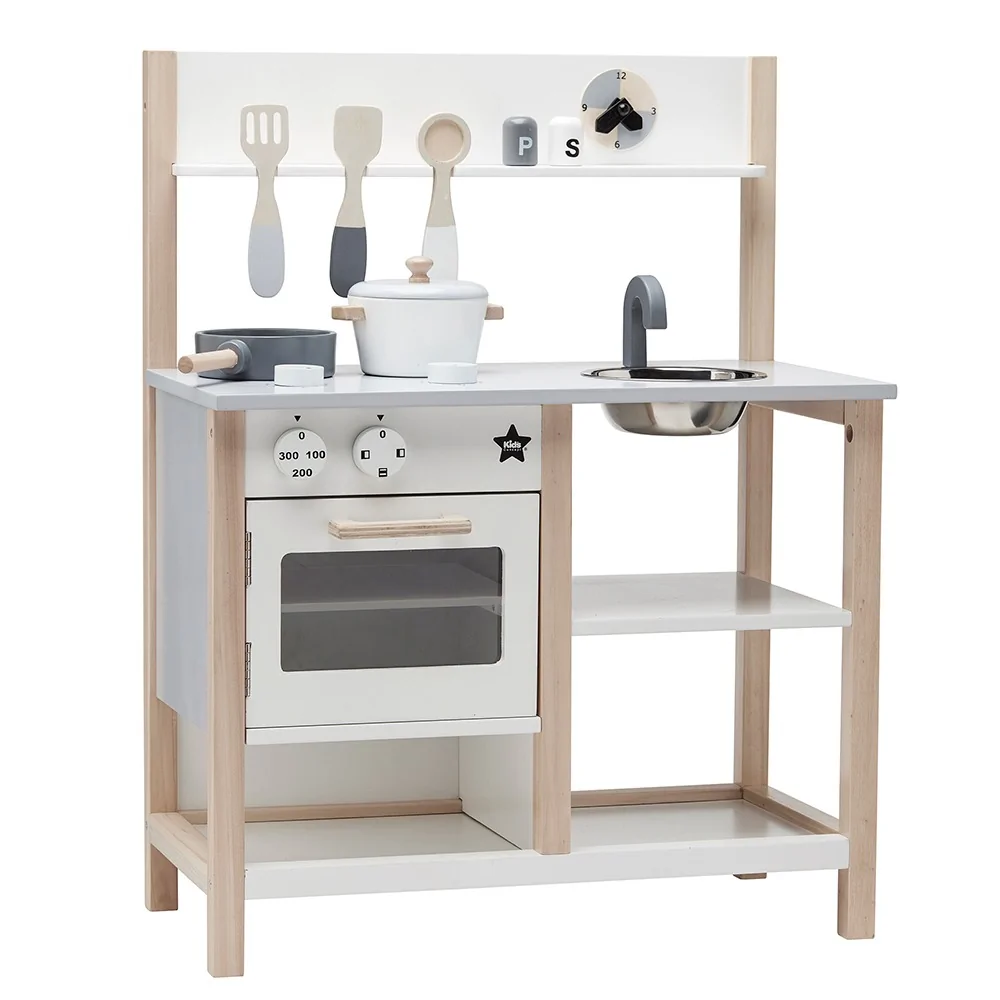 Kids concept wooden play kitchen set