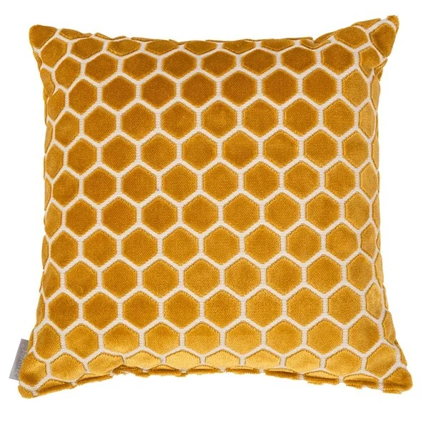 Mustard yellow monty cushion