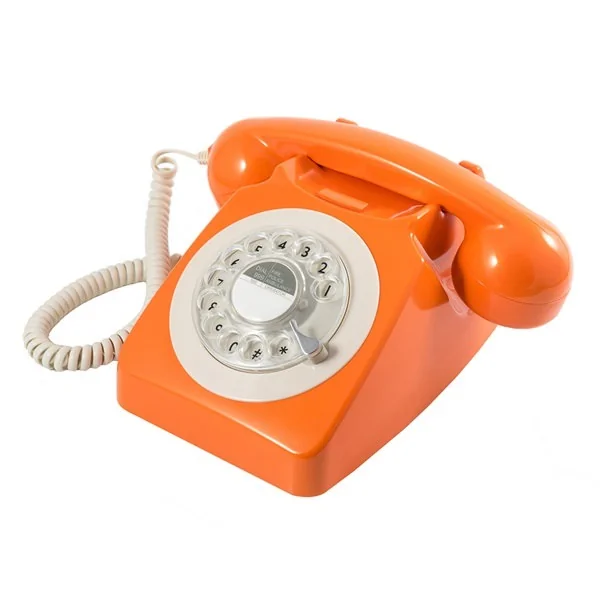 GPO orange retro telephone