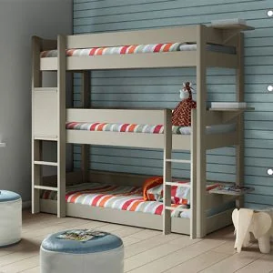 Triple bunk beds