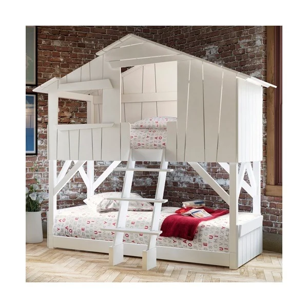 White treehouse bunkbed mathybybols