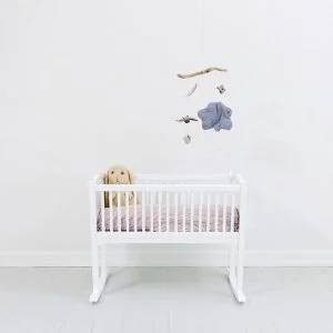 Cradle crib nursery white oliver furniture