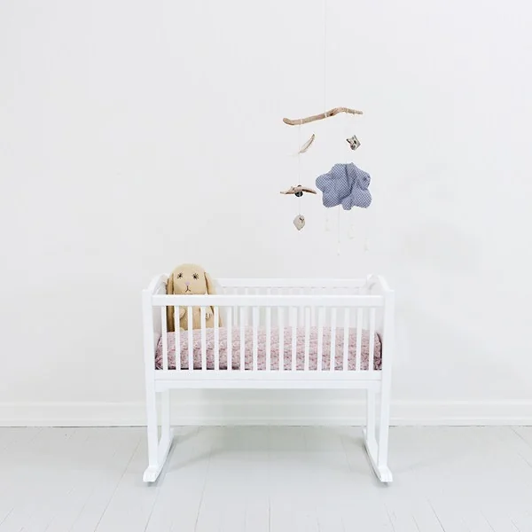 Cradle crib nursery white oliver furniture