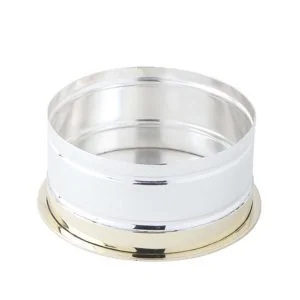 Silver plated cartridge wine bottle holder 1 1