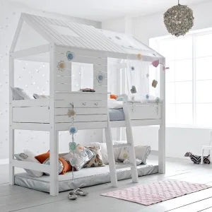 Silver sparkle high hut bed lifetime