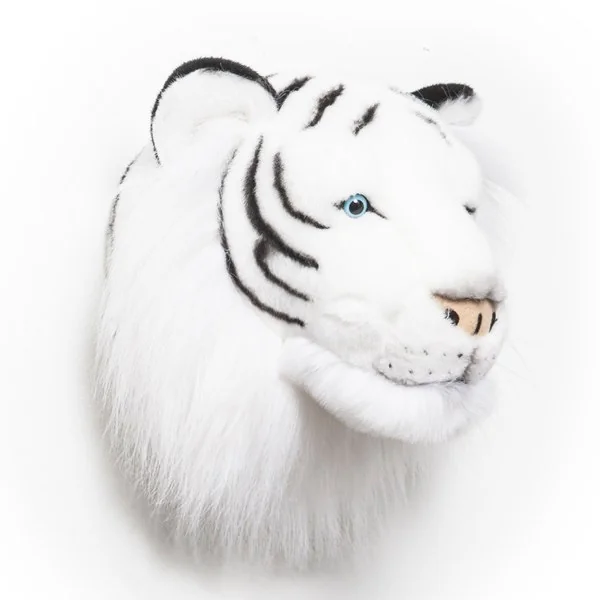 Albert plush white tiger childrens animal headb