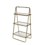 Goddess glass shelving unit