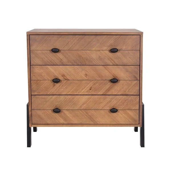 Herringbone chest of drawers