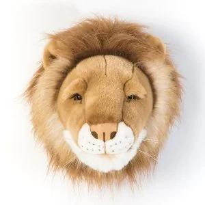 Lion cesar wall mounted trophy head