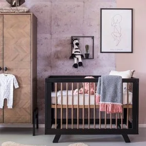 Luxury retro style baby cot bed harper