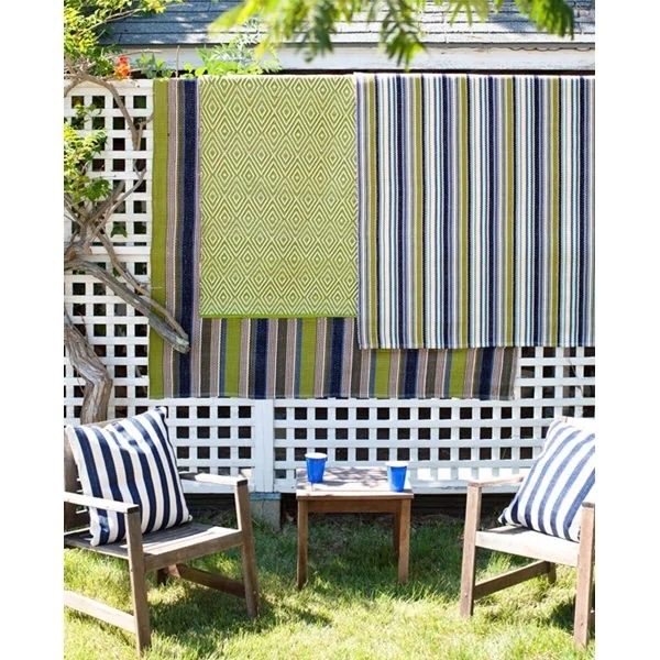 Pondstripe rug lifestyle