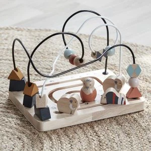Toddlers bead frame pastel toy