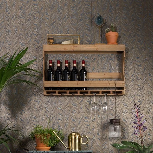 Dutchbone tres wall wine cabinet
