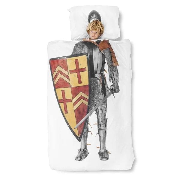 Snurk knight single duvet boy