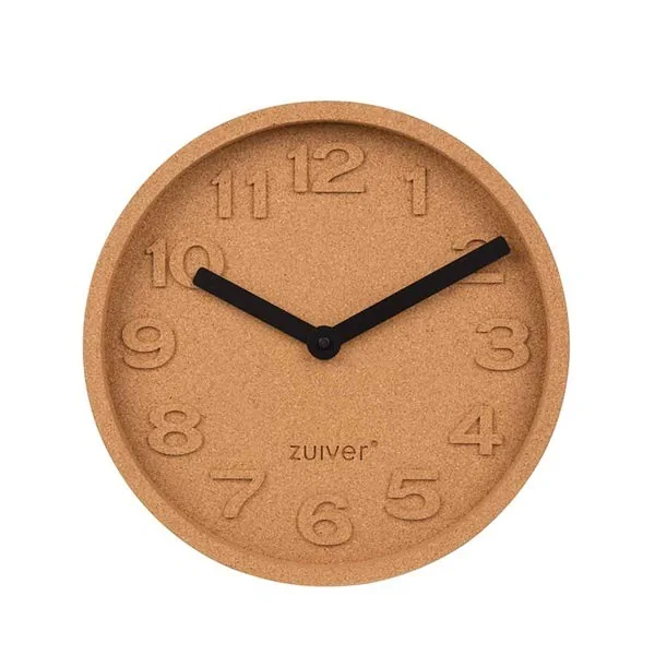 Cork clock from zuiver