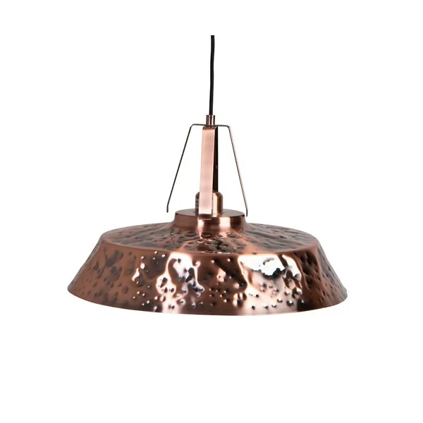 Metallic iron finish ceiling light