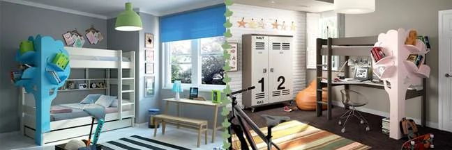 Dinosaur themed bedrooms