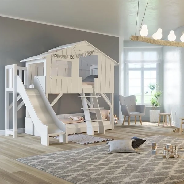 Toboggan mathy by bols house bed with slide
