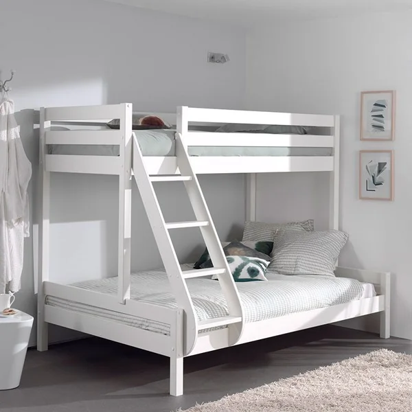 Pino white triple sleeper bunk bed