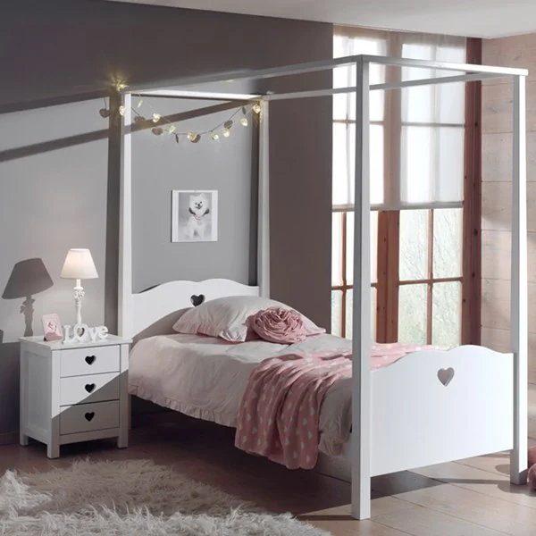 Amori childrens four poster single bed