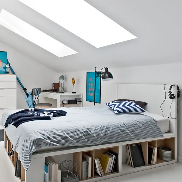 4 you double bed in white