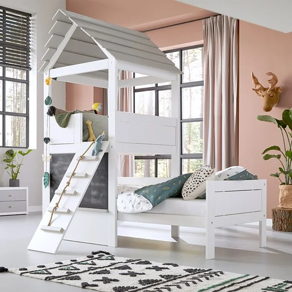 Kids single bed with play tower from lifetime
