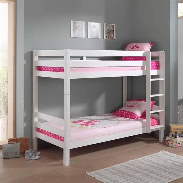White pino height bunk bed
