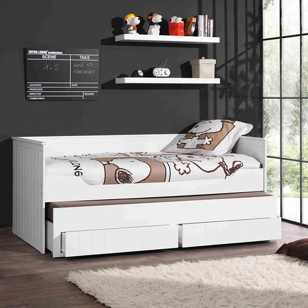 Robin day bed with trundle and storage drawers