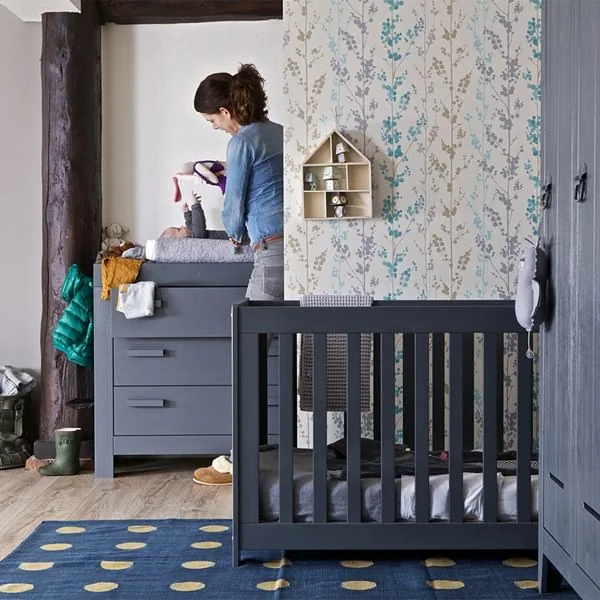 Steel grey nursery set