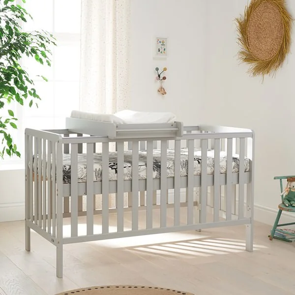 Dove grey malmo cot bed
