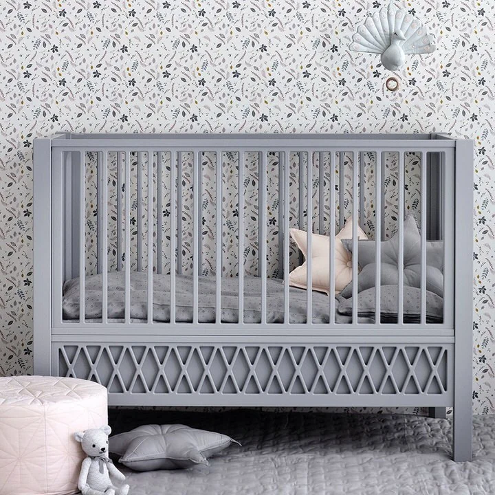 Scandinavian style cot bed from cam cam nursery