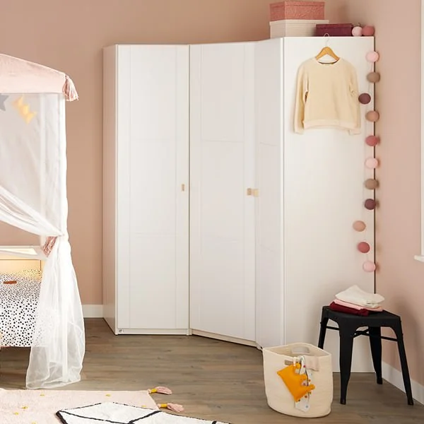 White corner wardrobe from lifetime