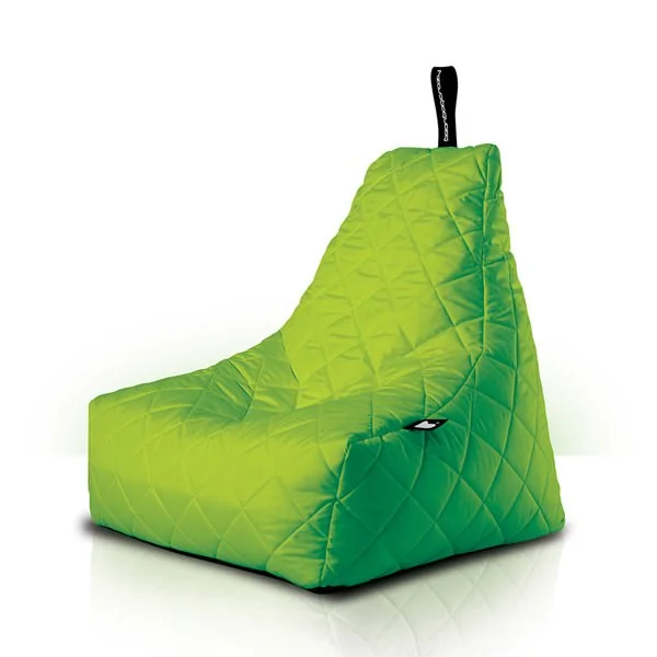 Mighty bag quilted bean bag in lime
