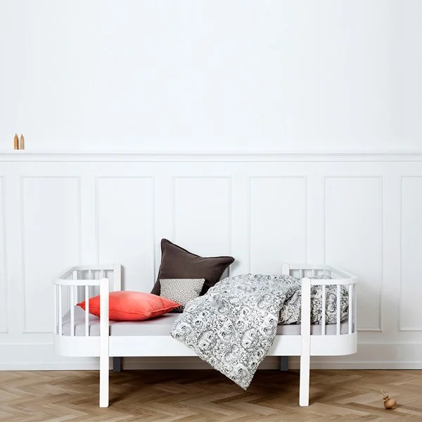 White oliver kids junior bed