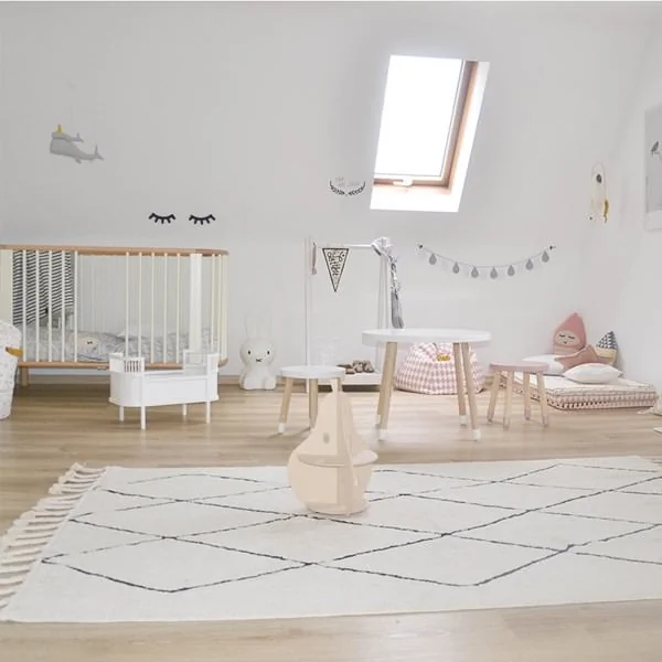 Nursery textiles in bereber beige