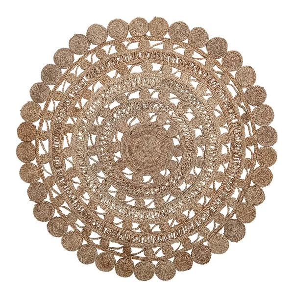 Bloomingville handmade woven jute rug