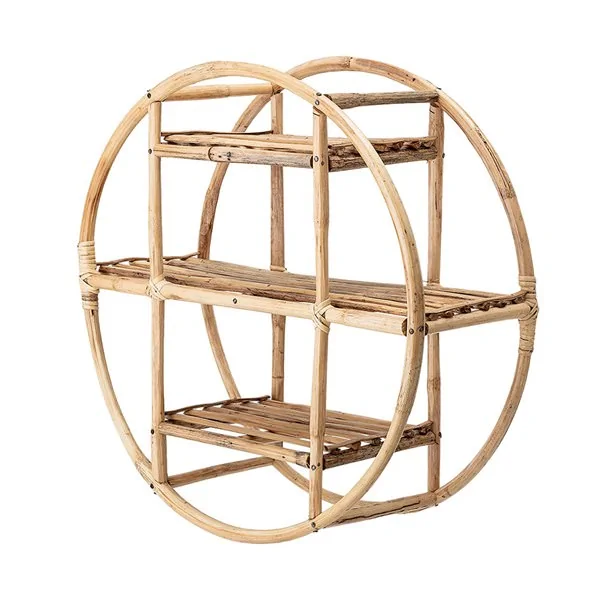 Bloomingville sia wall shelf in natural cane