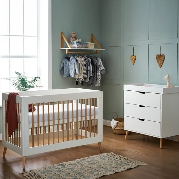 Obaby maya cot bed and changing unit
