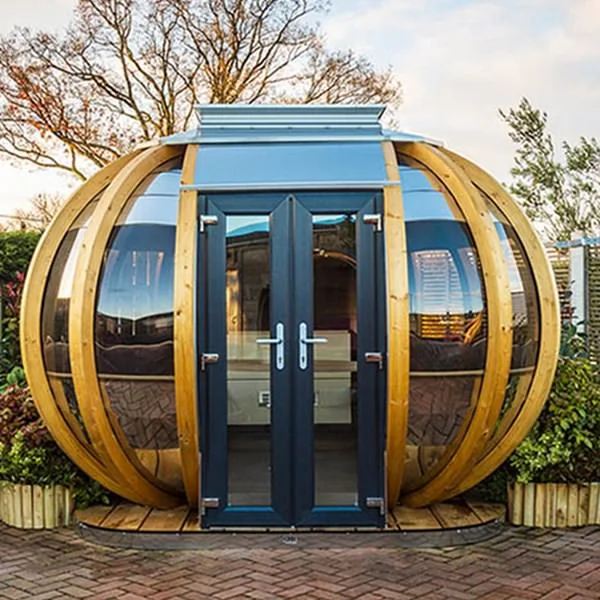 Unique outdoor garden pod grane deluxe chic