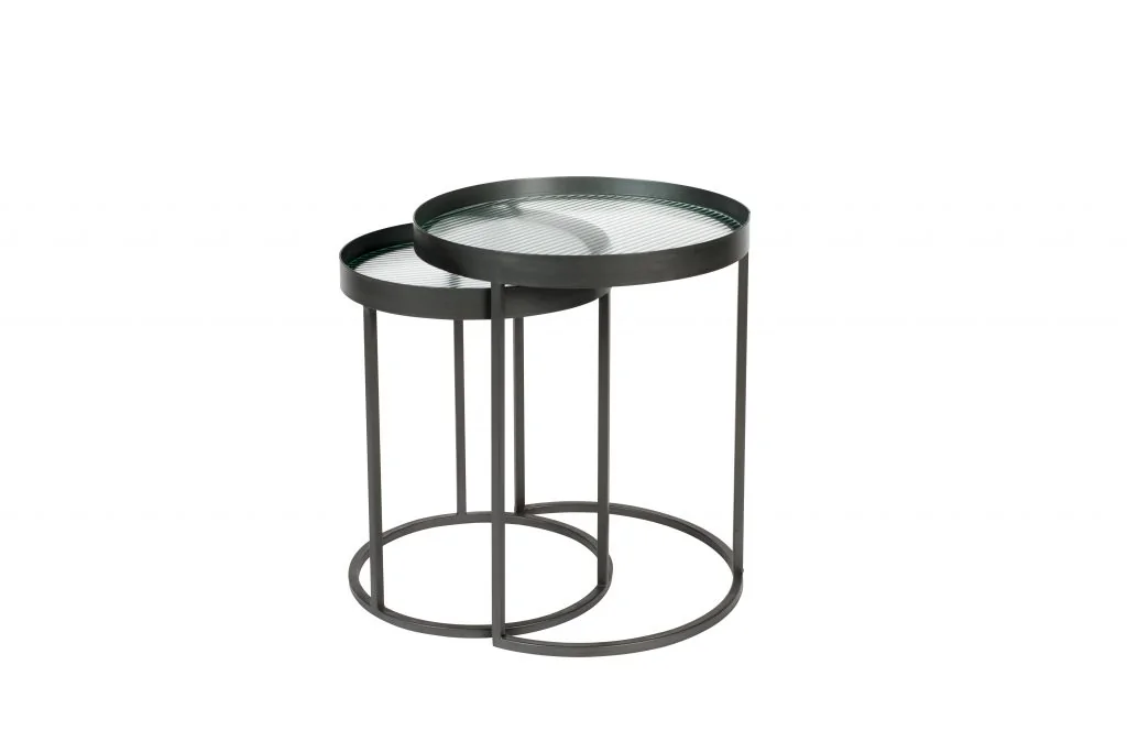Dutchbone set of 2 boli side tables HR
