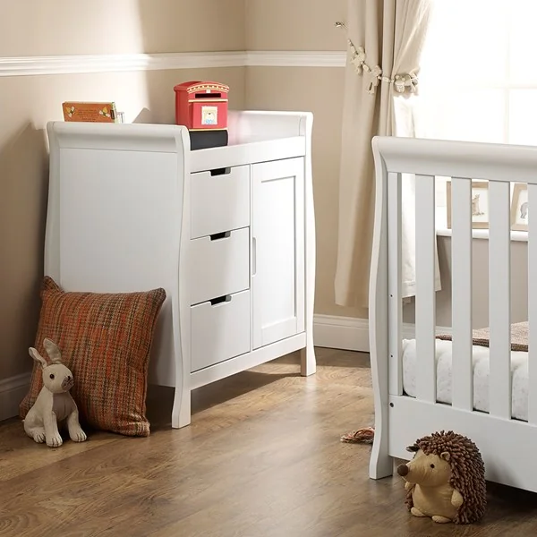 Obaby stamford white dresser for nursery