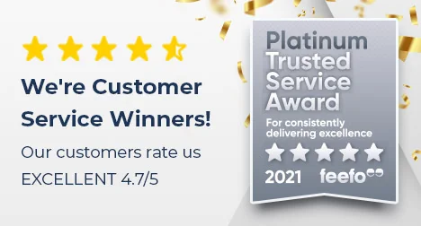 Cuckooland Feefo Platinum Trusted Service Award Winners 2021