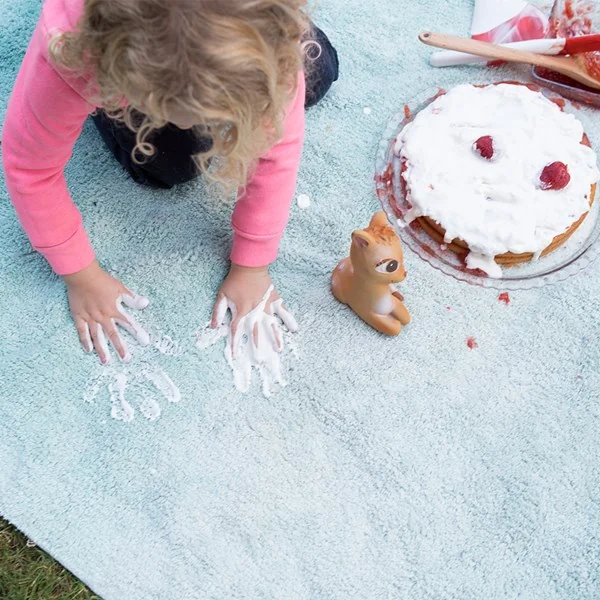 Kids washable multicoloured rug