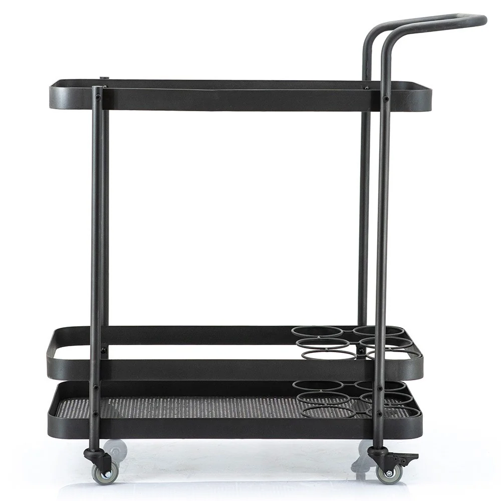 Black bar trolley
