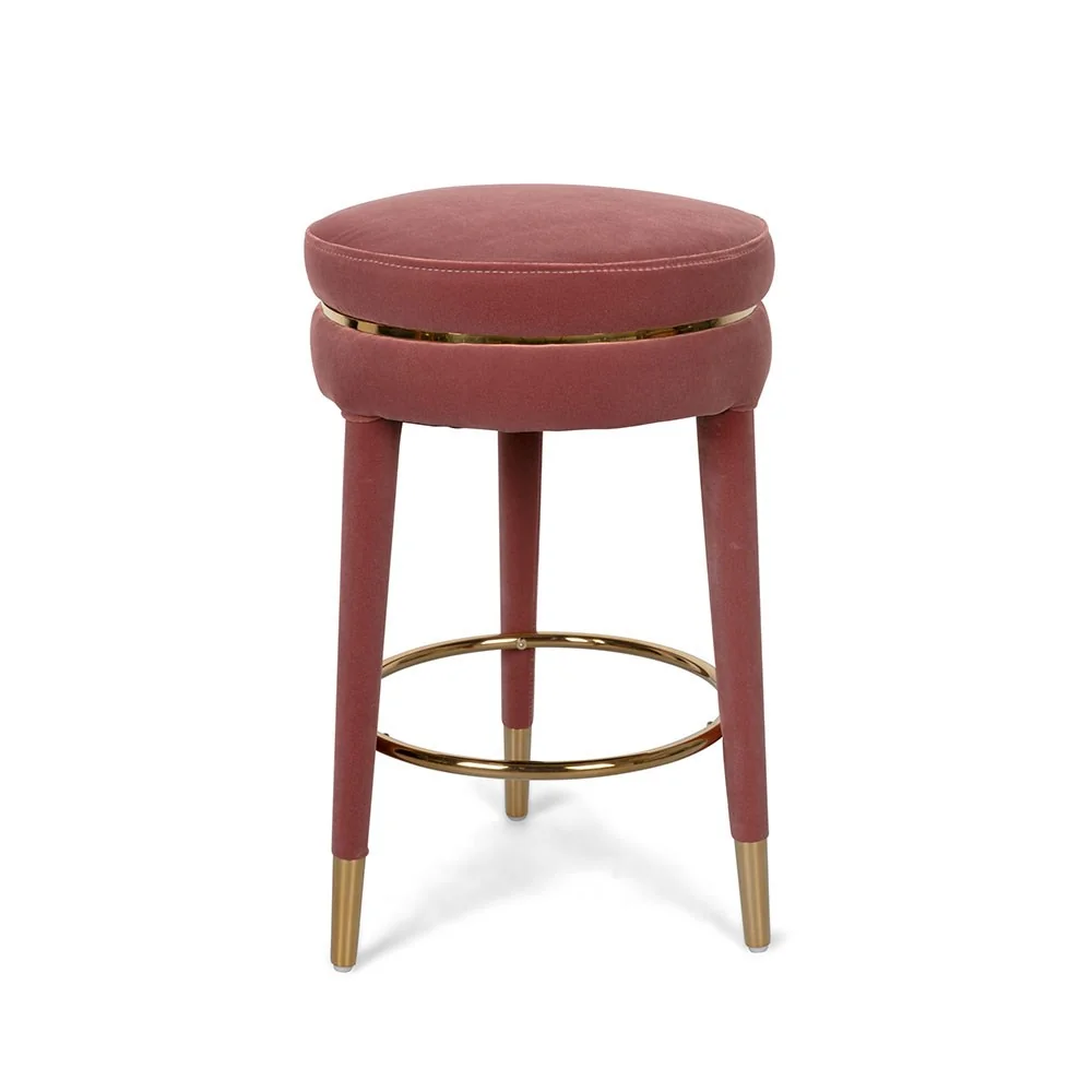 Pink am not macaron counter stool